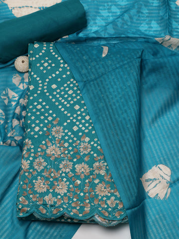 Floral Printed Cotton Unstitched Suit Material