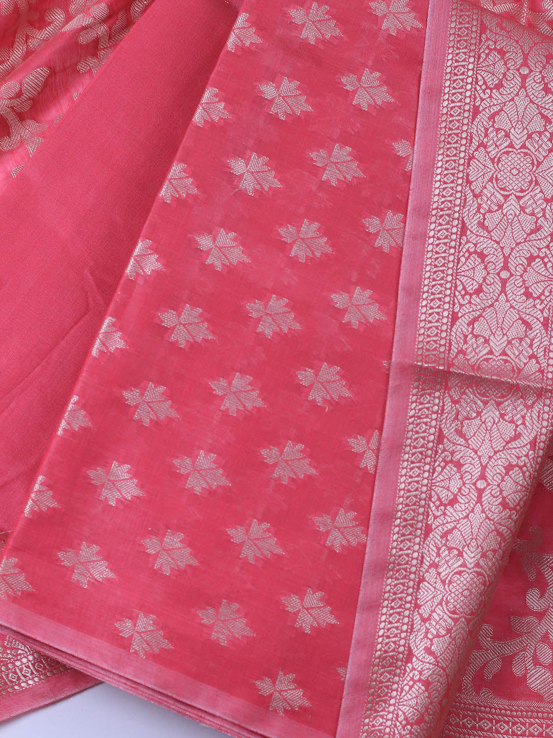 Banarasi Chanderi Unstitched Suit With Dupatta