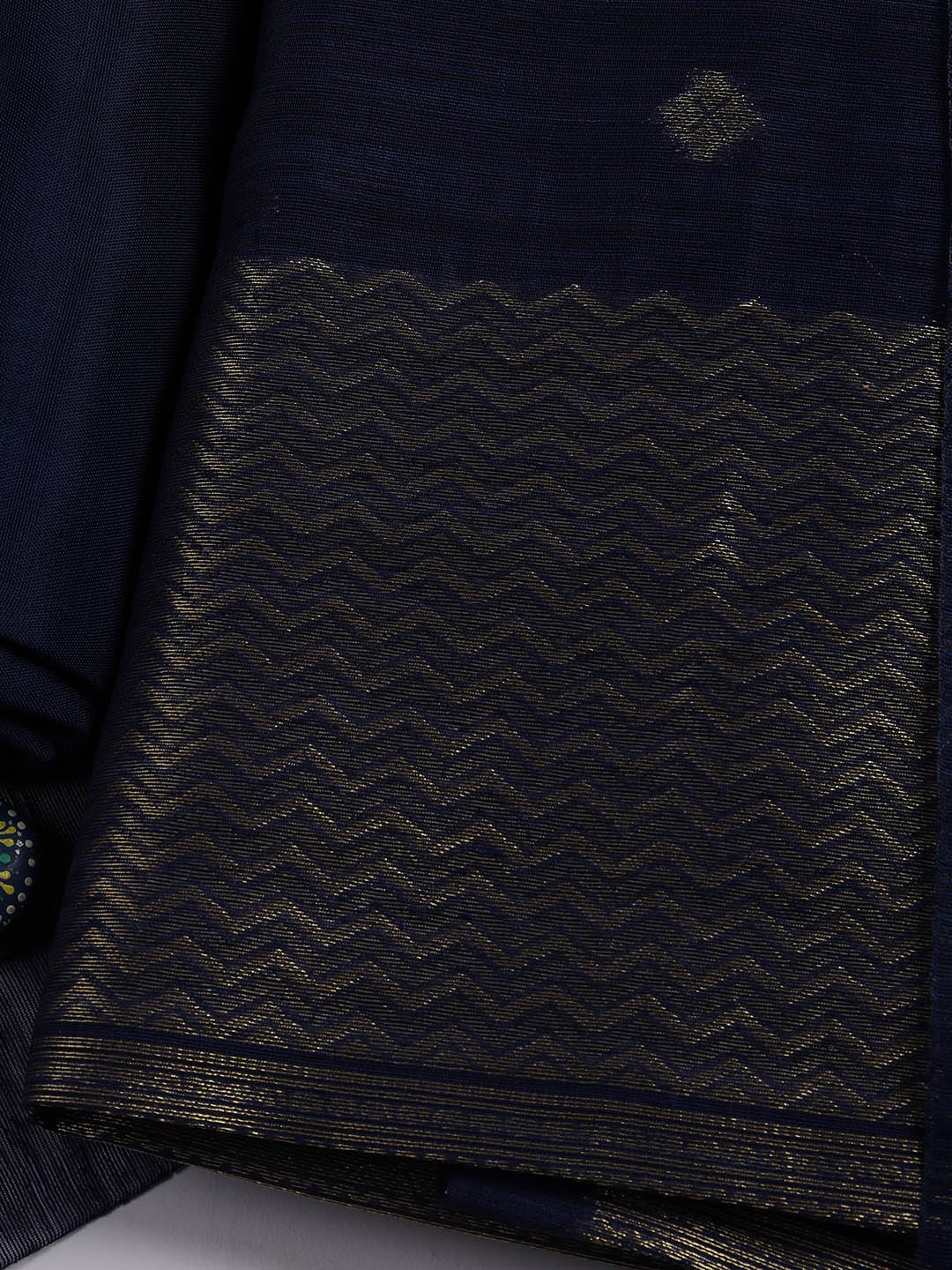 Woven Chanderi Unstitched Suit Piece With Dupatta