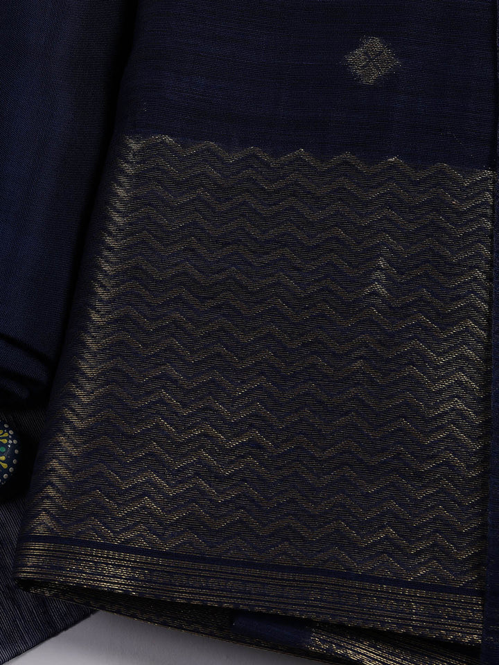 Woven Chanderi Unstitched Suit Piece With Dupatta