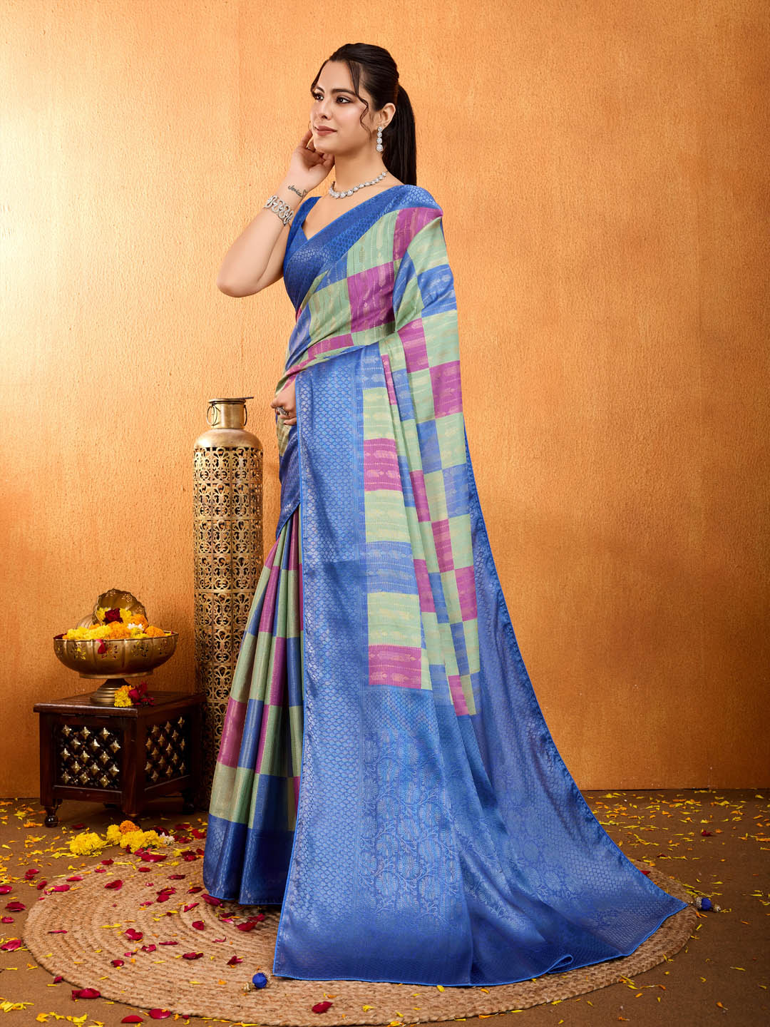 Printed Art Silk Saree