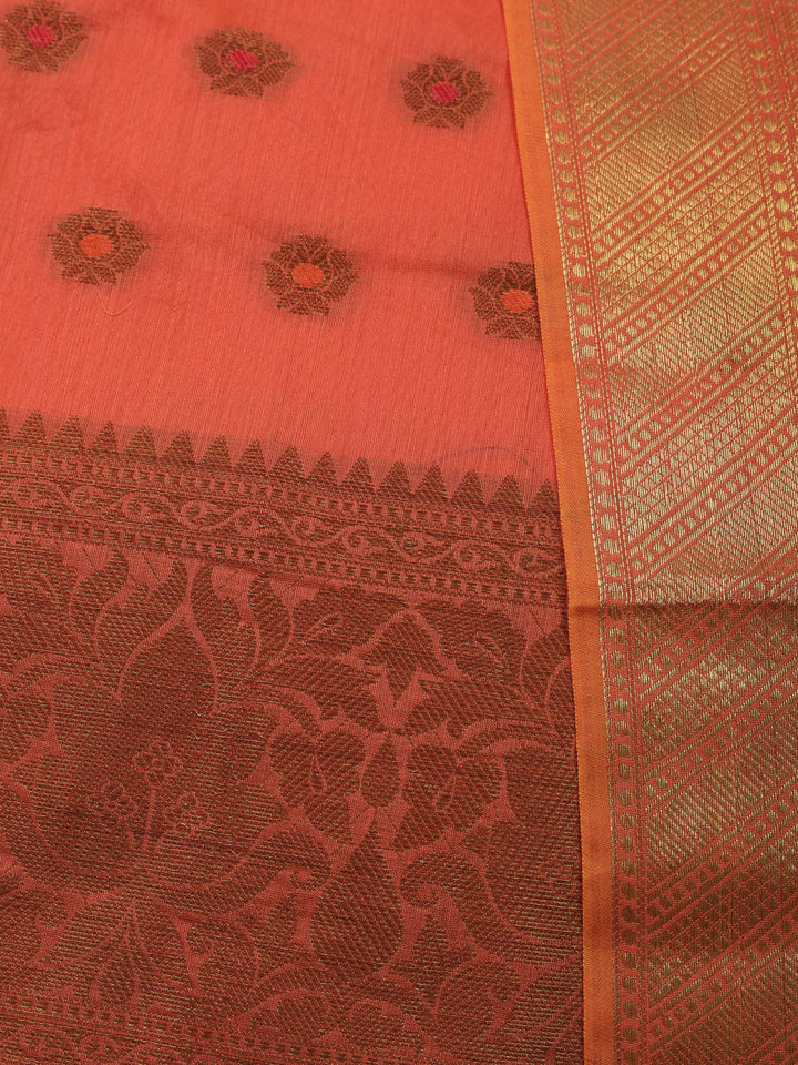 Woven Design Chanderi Unstitched Suit With Pant &amp; Dupatta