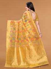 Zari Jaal Cotton Woven Saree