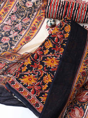 Printed Cotton Blend Unstitched Suit With Dupatta