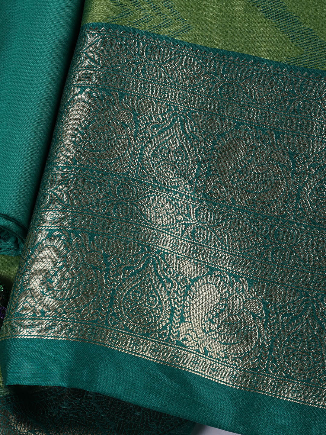 Woven Chanderi Unstitched Suit With Dupatta