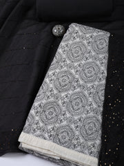 Embroidery Chanderi Unstitched Suit With Dupatta