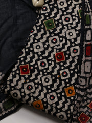 Printed Cotton Blend Unstitched Suit With Dupatta