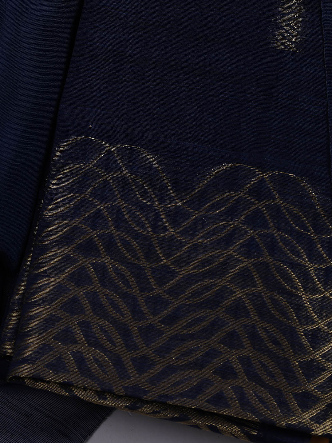 Woven Chanderi Unstitched Suit Piece With Dupatta