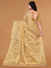 Zari Jaal Cotton Woven Saree