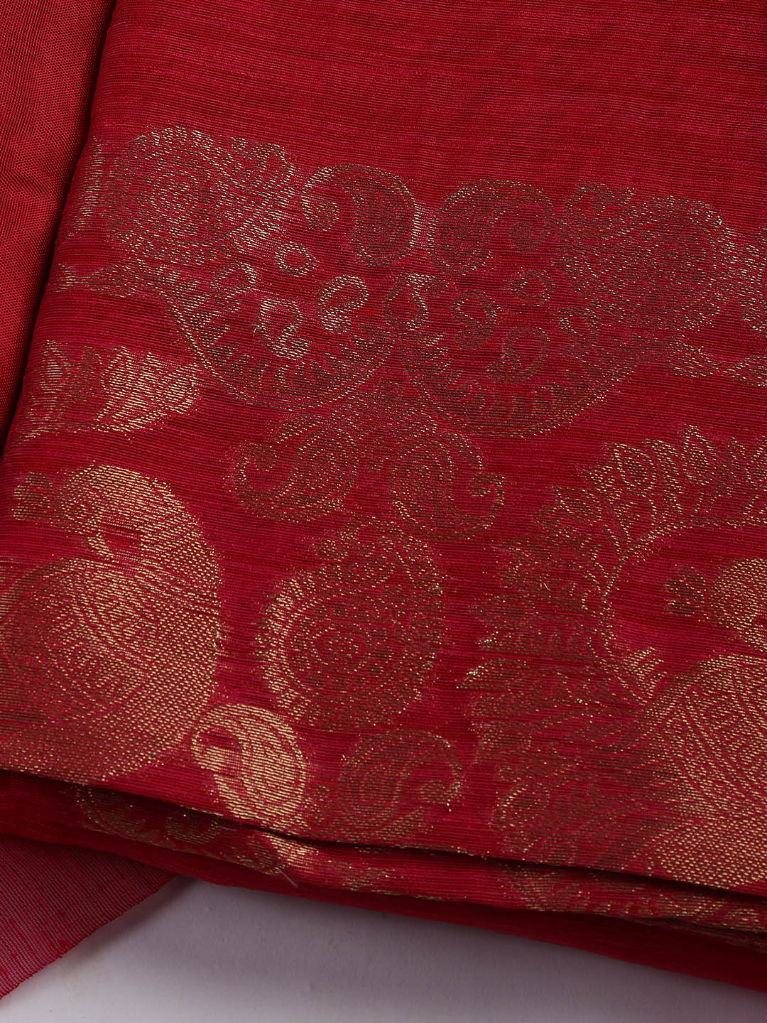 Woven Chanderi Unstitched Suit Piece With Dupatta