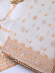 Jamdani Chanderi Unstitched Suit Piece With Dupatta