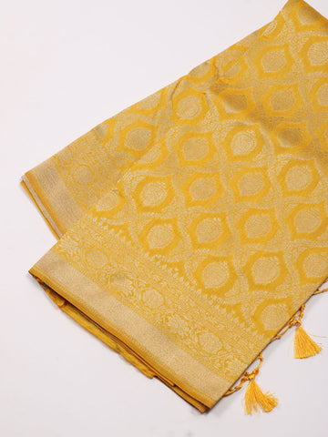 Zari Jaal Handloom Woven Saree