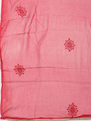 Neck Embroidered Handloom Unstitched Suit With Dupatta