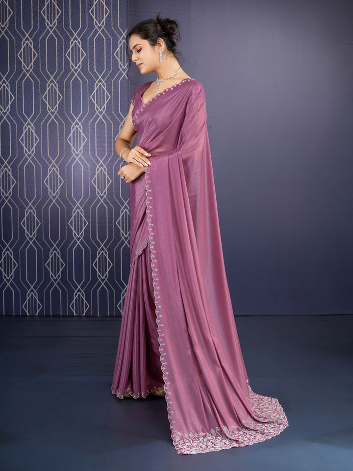 Embroidered Georgette Saree
