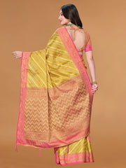 Zari Jaal Cotton Woven Saree