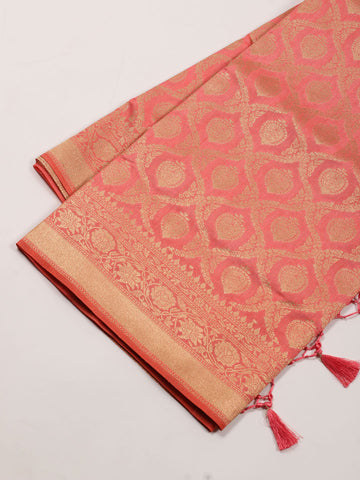 Zari Jaal Handloom Woven Saree