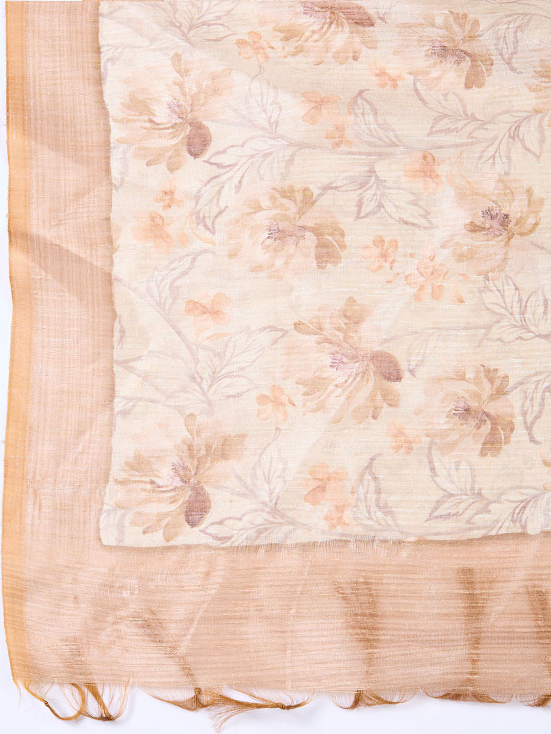 Neck Embroidered Chanderi Unstitched Suit With Dupatta
