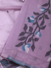 Jamdani Chanderi Unstitched Suit Piece With Dupatta