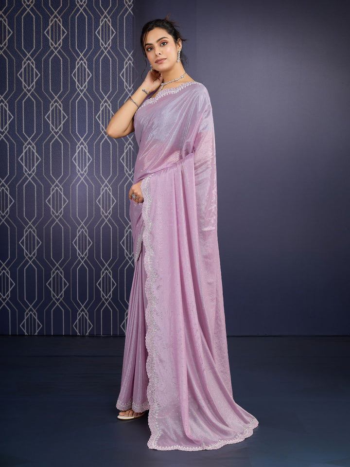 Embroidered Georgette Saree
