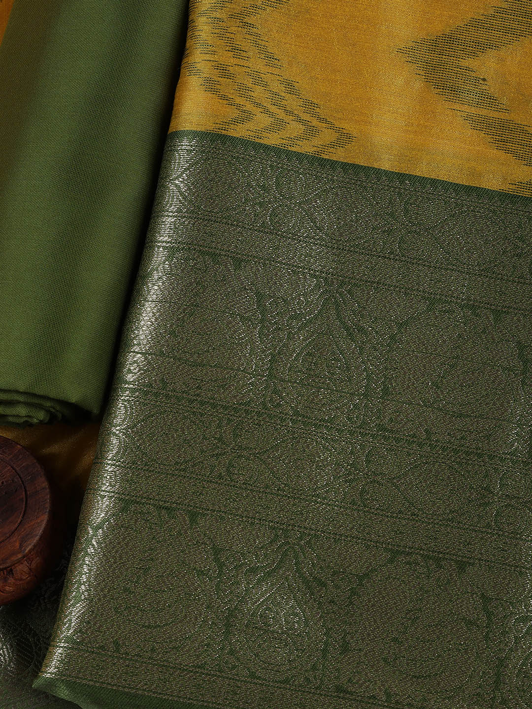 Woven Chanderi Unstitched Suit With Dupatta