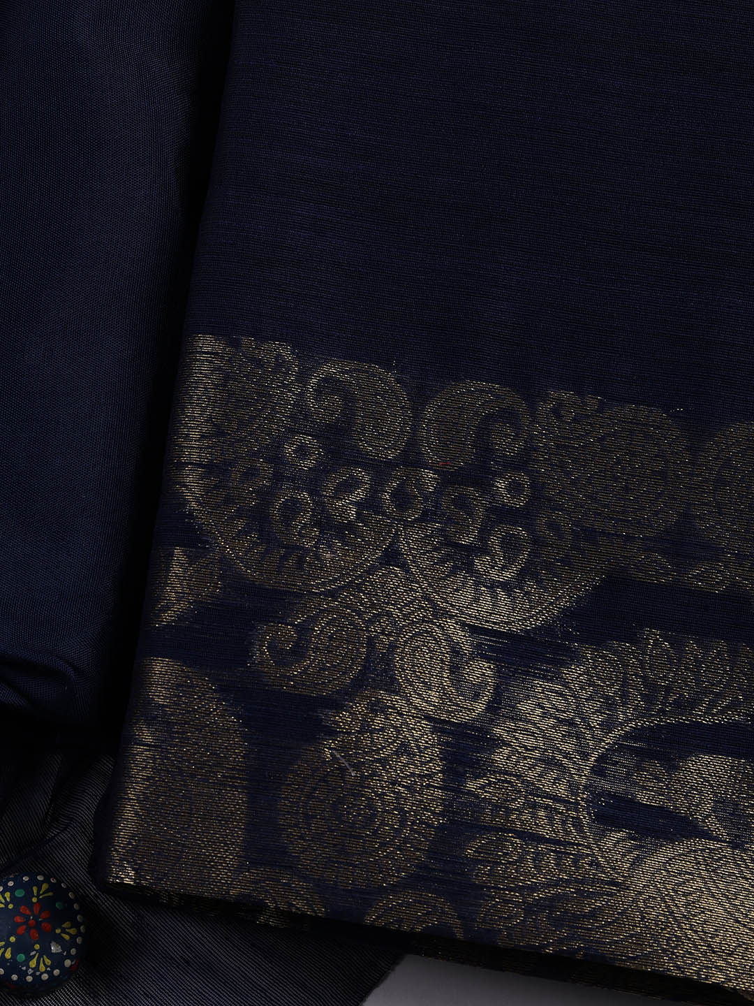 Woven Chanderi Unstitched Suit Piece With Dupatta