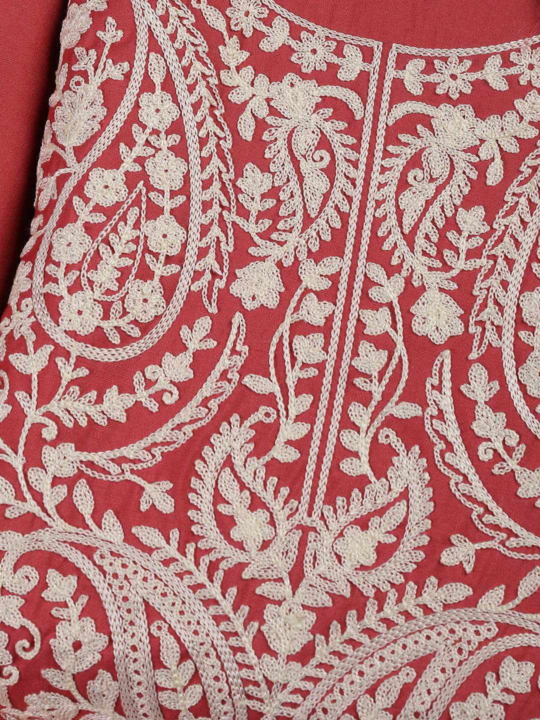 Cotton Blend Unstitched Suit Piece With Dupatta
