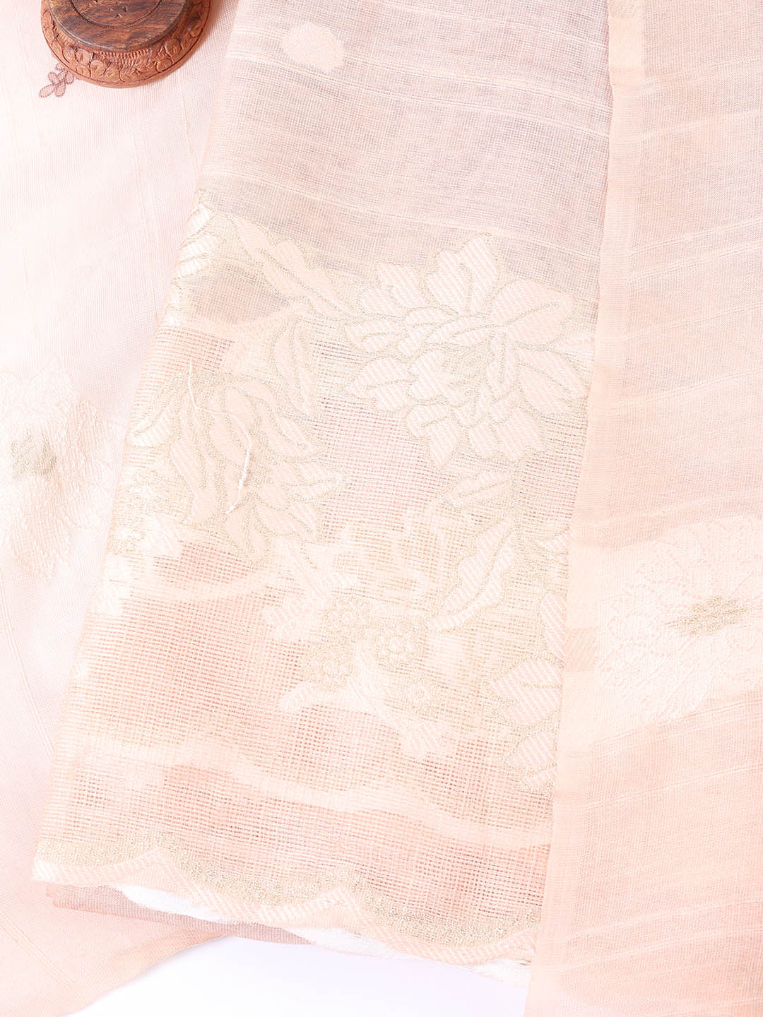 Printed Linen Unstitched Suit Piece With Dupatta