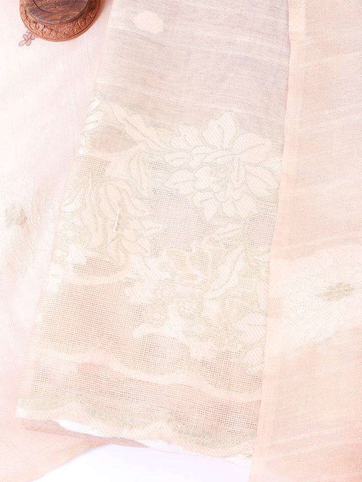 Printed Linen Unstitched Suit Piece With Dupatta