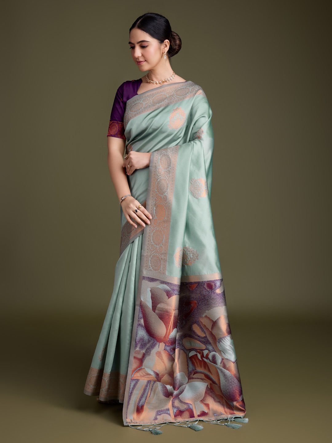 Woven Design Art Silk Saree