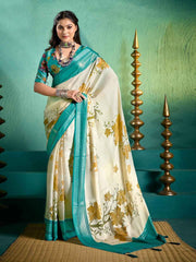 Digital Printed Georgette Saree