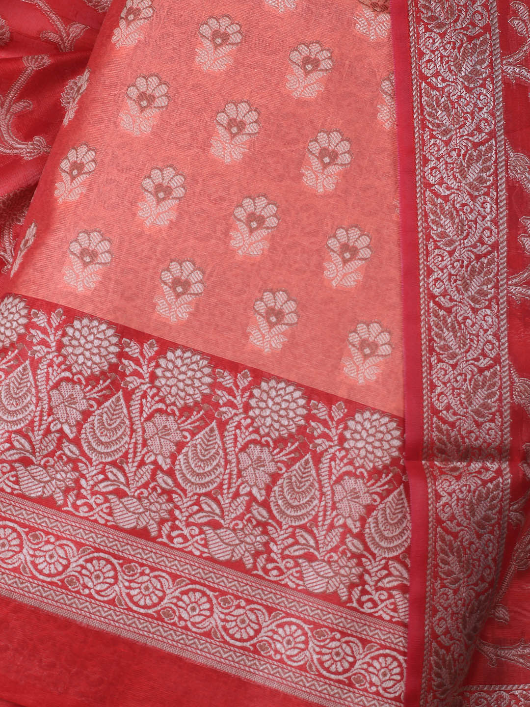 Banarasi Chanderi Unstitched Suit With Dupatta