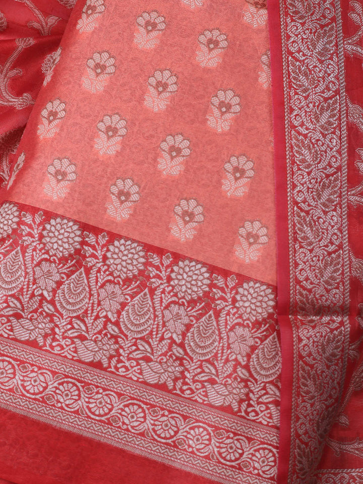 Banarasi Chanderi Unstitched Suit With Dupatta