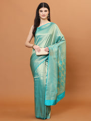 Zari Jaal Brocade Handloom Woven Saree