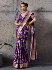 Woven Design Banarasi Silk Saree
