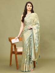 Zari Jaal Woven Handloom Saree