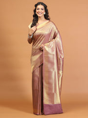 Zari Jaal Brocade Handloom Woven Saree