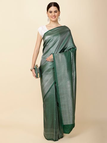 Brocade Zari Jaal Woven Handloom Saree