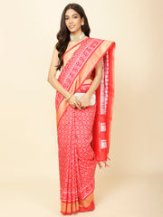 Patola Print Woven Handloom Saree