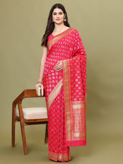 Stone Embroidery Banarasi Saree