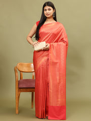 Zari Jaal Woven Handloom Saree