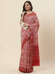 Printed Handloom Woven Saree