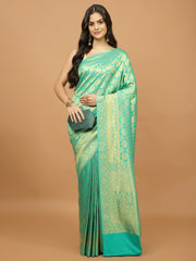 Zari Booti Woven Handloom Saree