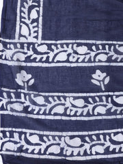 Printed Cotton Blend Unstitched Suit With Dupatta
