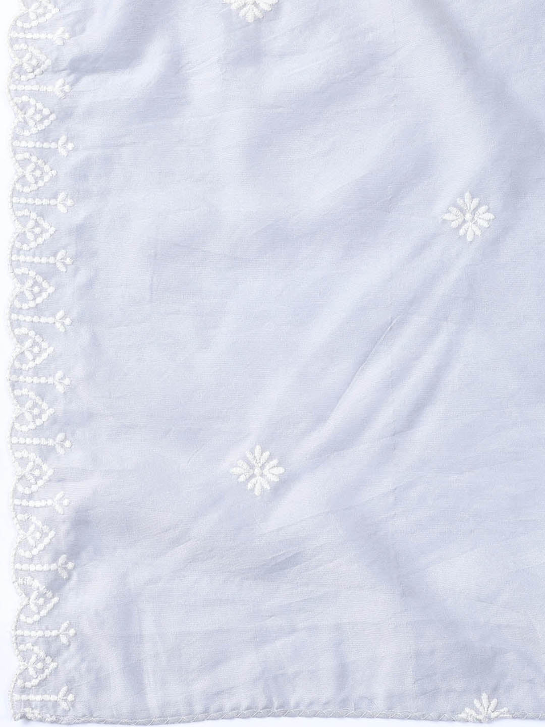 Printed Cotton Blend Unstitched Suit With Dupatta