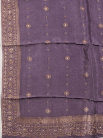 Woven Chanderi Unstitched Suit With Dupatta