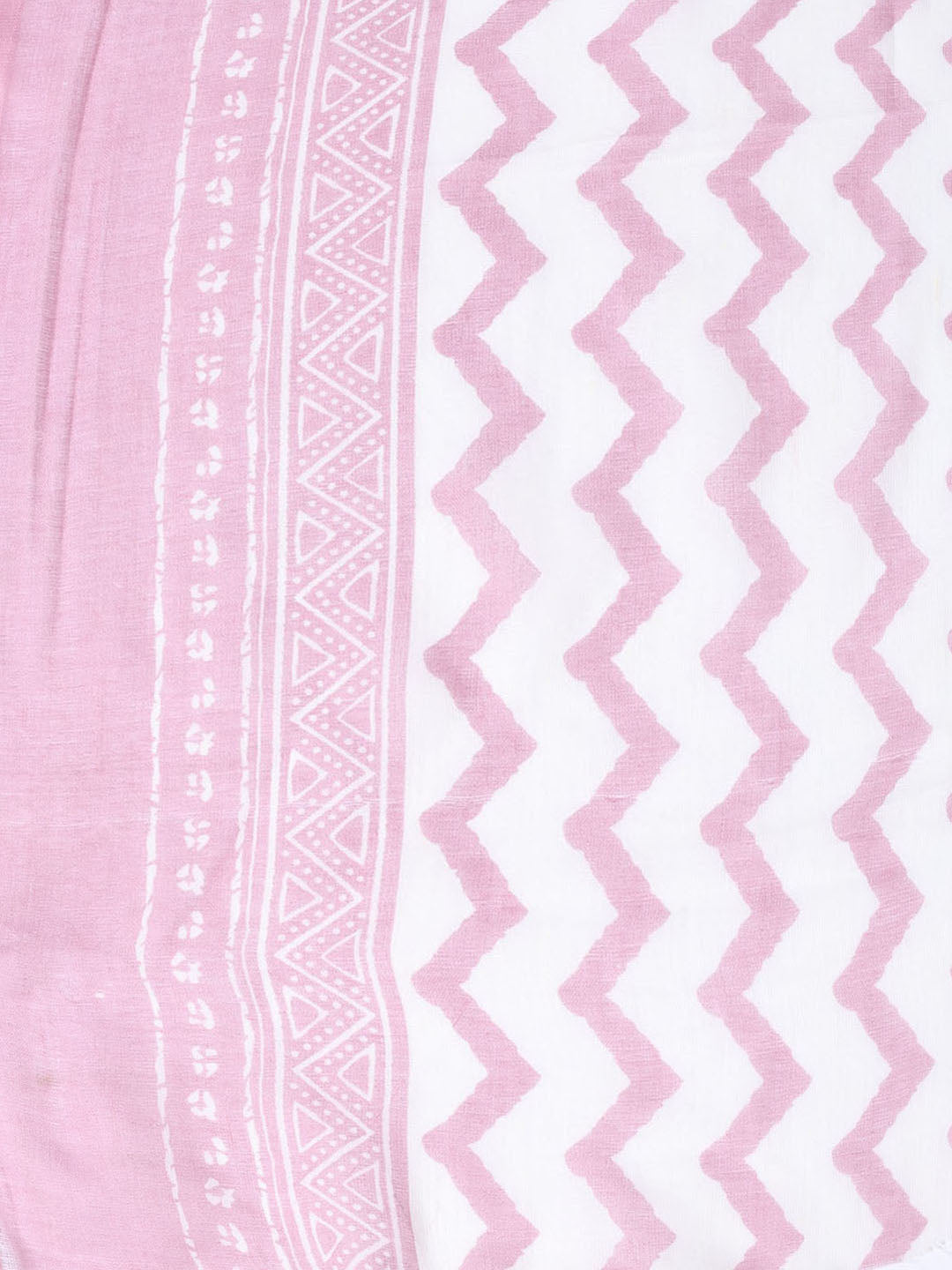 Printed Cotton Blend Unstitched Suit With Dupatta