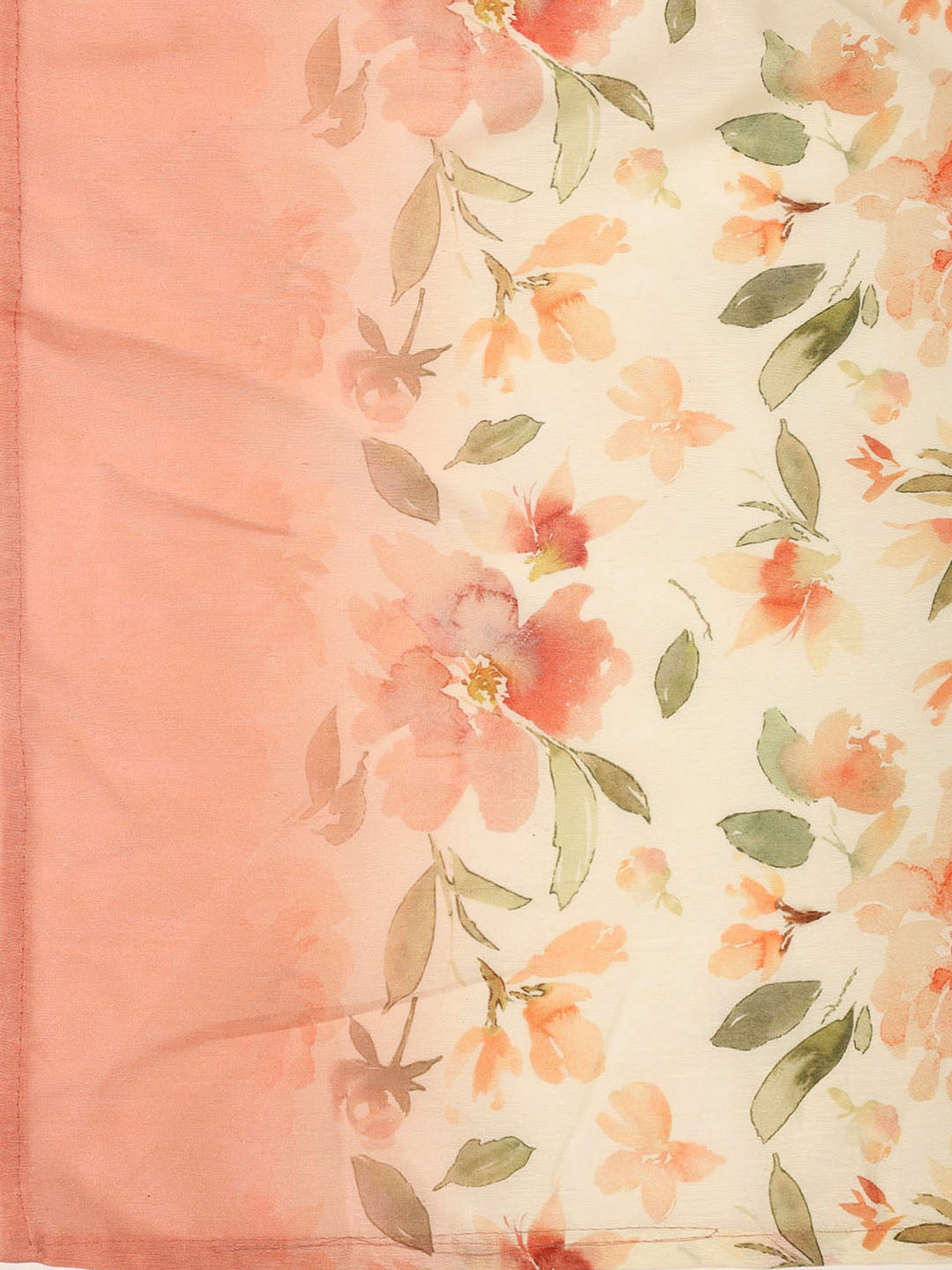 Printed Linen Unstitched Suit Piece With Dupatta