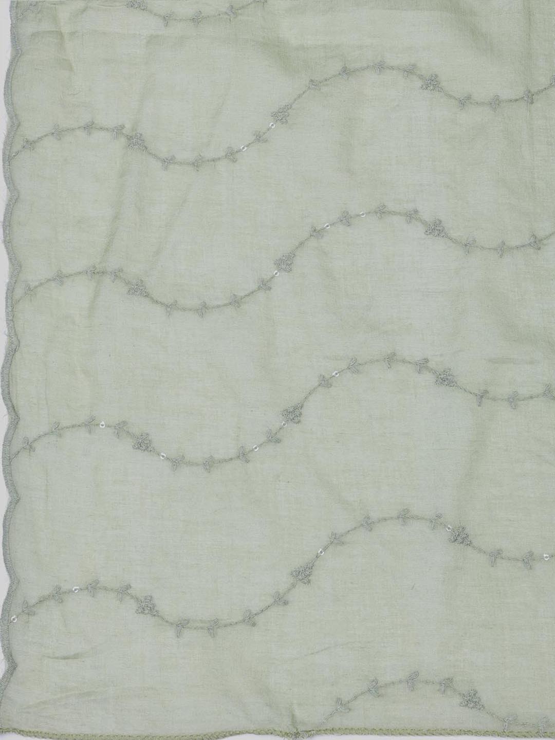 Printed Cotton Blend Unstitched Suit With Dupatta