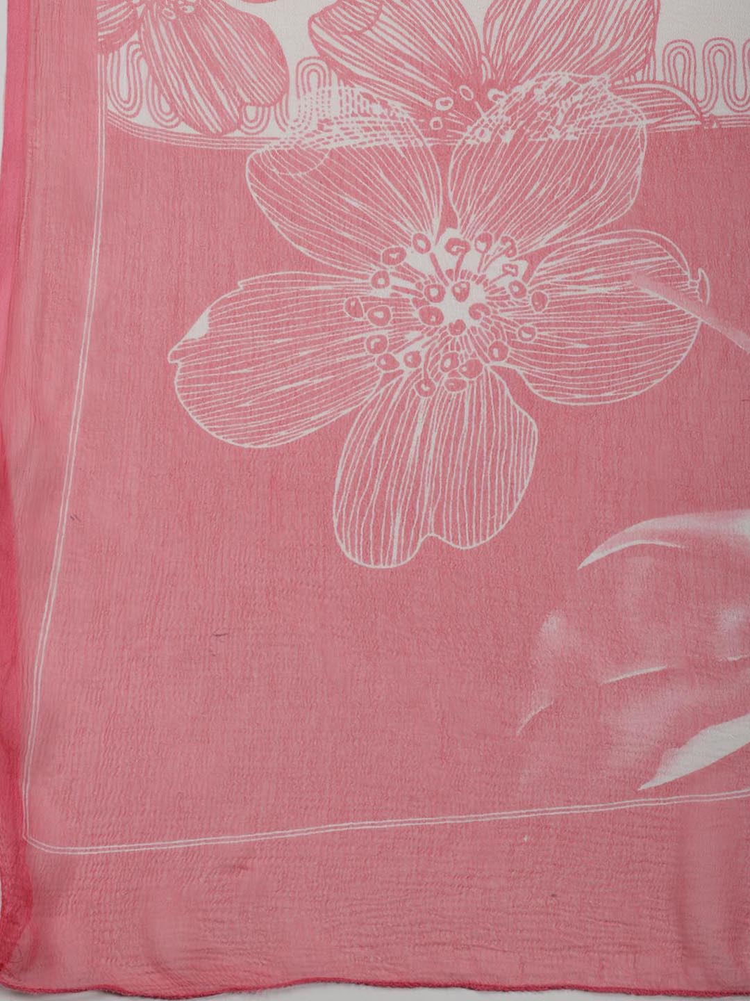 Printed Cotton Blend Unstitched Suit Piece With Dupatta