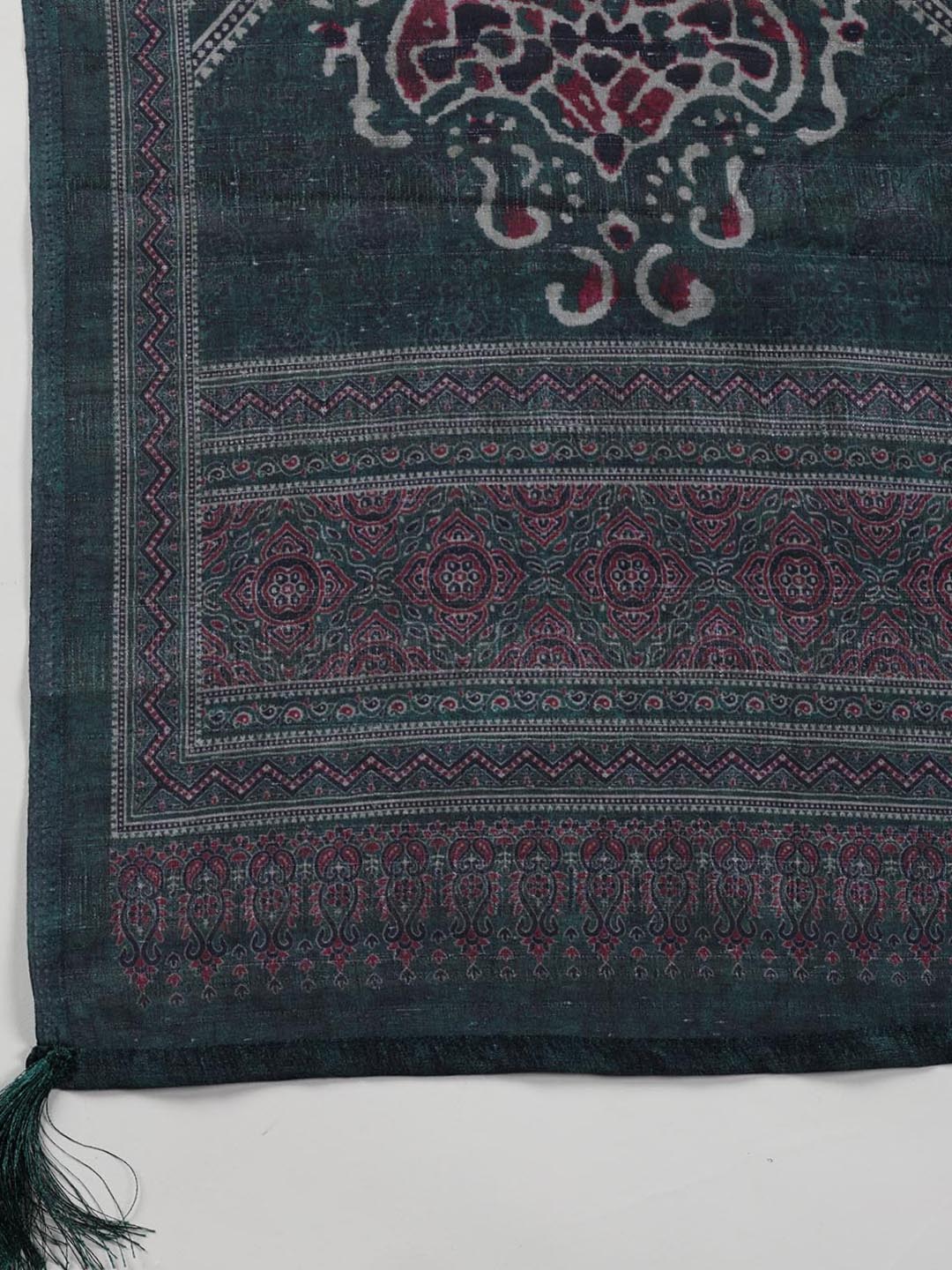 Neck Embroidery Tussar Unstitched Suit Piece With Dupatta